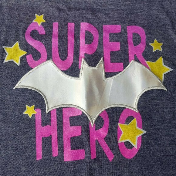 Batman Girls Super Hero T-Shirt - Picture 2 of 5